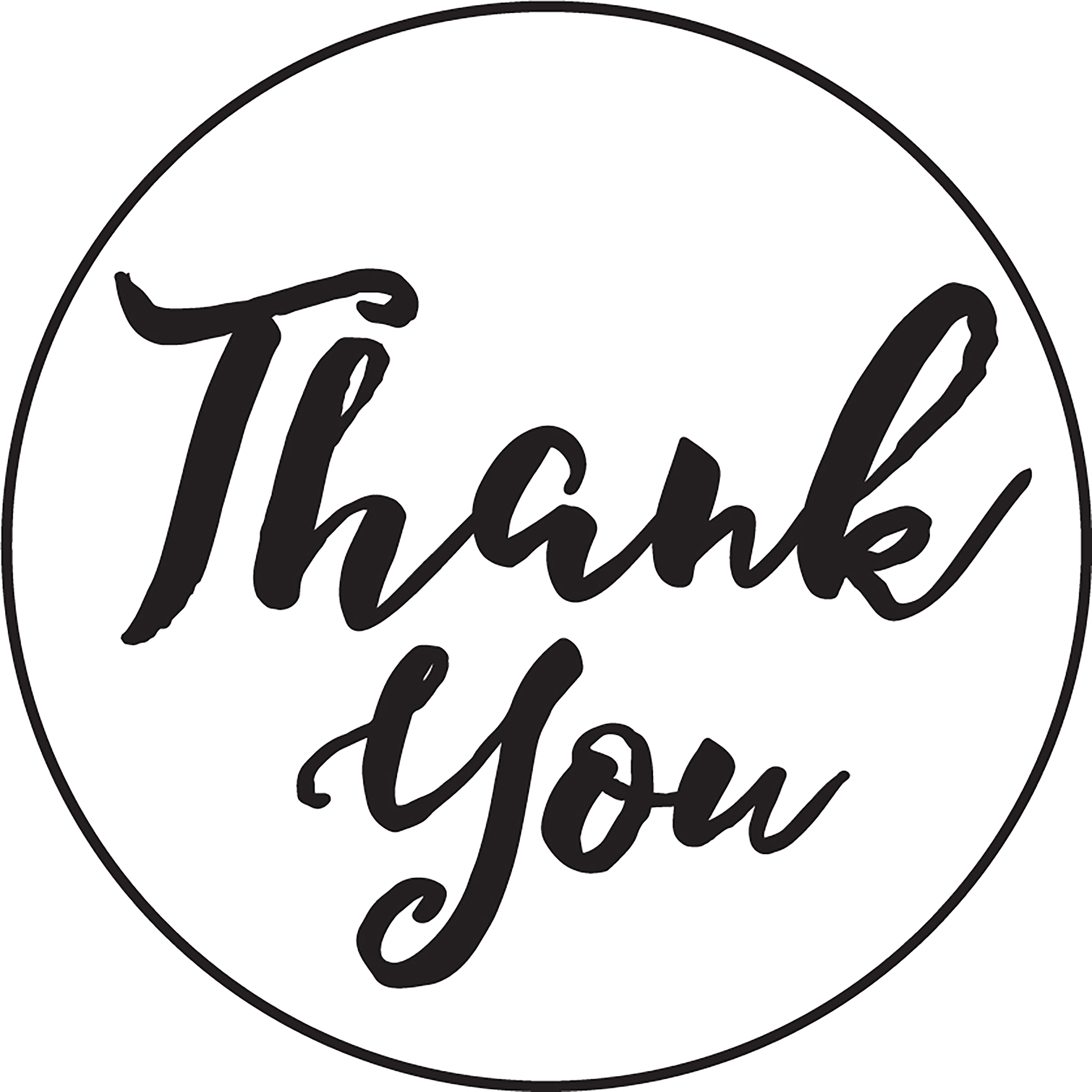 Decorative Seal Coin Thank YouThank You