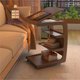 thumbnail image 2 of X & D-sofá lateral de madera maciza, varios muebles móviles para sala de estar con ruedas, armario lateral, mesita de noche, mesa pequeña de café sencilla para el hogar, 2 of 4