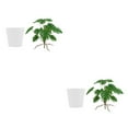 thumbnail image 2 of Planta falsa Injueey para interior o exterior vegetación Natural Monstera 2Conjunto, 2 of 6
