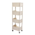 thumbnail image 1 of Carrito de utilidad rodante de 3 niveles estantes de almacenamiento de plástico carro multifuncional móvil con ruedas para cocina baño sala de estar oficina ANGGREK  Otros, 1 of 8