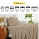 thumbnail image 5 of Kingrest 100% Algodón Juego de Sábanas de 3 Piezas para Cama Individual Size, Bolsillos Extra Profundos para 40cm, Ultra Suave y Transpirable, 5 of 9