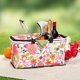 thumbnail image 4 of Bolsa de picnic térmica con estampado floral multicolor de The Lakeside Collection, 4 of 4
