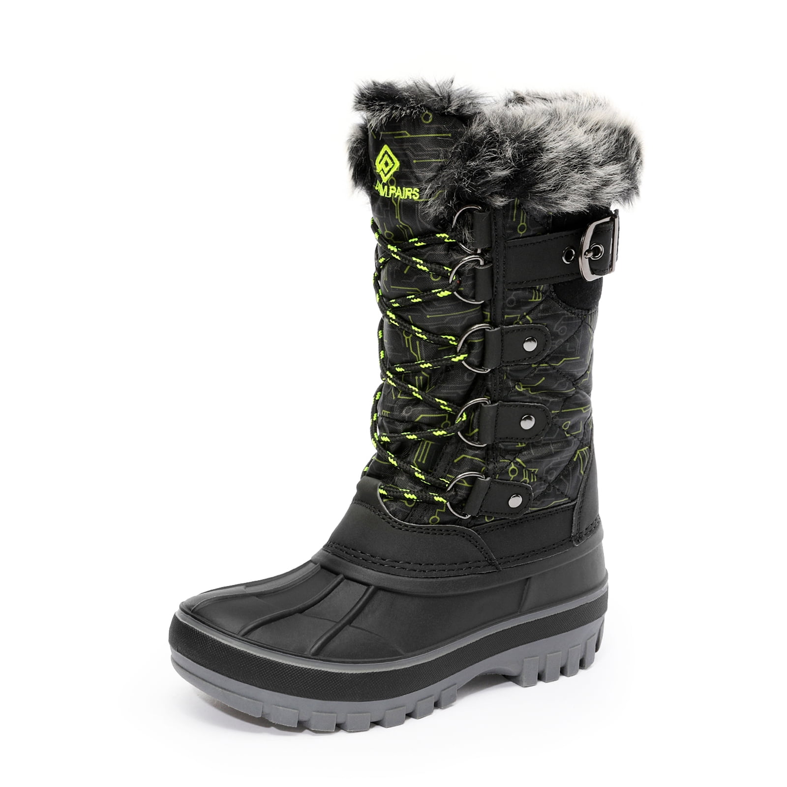 pummel waterproof faux fur lined insulated boot