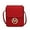 Red, variant on MKF Collection Skylar Women Crossbody Bag, Vegan Leather Small Phone Bag Shoulder Bag by Mia K - Bronze