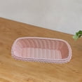 thumbnail image 4 of Canasta de almacenamiento de frutas Organizador de la cocina Castera de bocadillos portátiles decorativos para guarniciones frutas para el desayuno de Rosa, 4 of 6