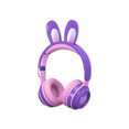 thumbnail image 3 of Moyic Auriculares LED Micro USB Recargable Auriculares con control de volumen Sonido compatible con Bluetooth Auriculares portátiles de oficina para Cables de audio/vídeo Púrpura, 3 of 8