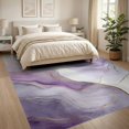 thumbnail image 3 of ODIKA Purple Abstract Swirl Ombre Gradient Minimalist Contemporary Non-Slip Chair-Friendly for Dining Room, Large Office, Lounge, 3 of 7