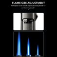 thumbnail image 6 of Jet Flame Butane Lighter - Refillable Windproof Torch Lighter for BBQ & Outdoor Cooking,Adjustable Flame Control,High-Temperature up to [X]°F,Portable Multi-Color Options - Ideal for Camping, 6 of 9