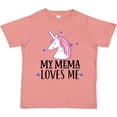thumbnail image 3 of Inktastic My Mema Loves Me Girl Unicorn Girls Toddler T-Shirt, 3 of 5