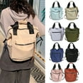 thumbnail image 2 of Schoolbag High Capacity Waterproof Backpack Portable Handle Zipper Closure Knapsack Two-way Carry Great Load Bearing Bag, 2 of 11