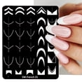 thumbnail image 2 of BESW Nail Stamping Plates with Geometric Templates, Stripes, Flowers, and 3D Designs Printing Tool SW-French 07, 2 of 5