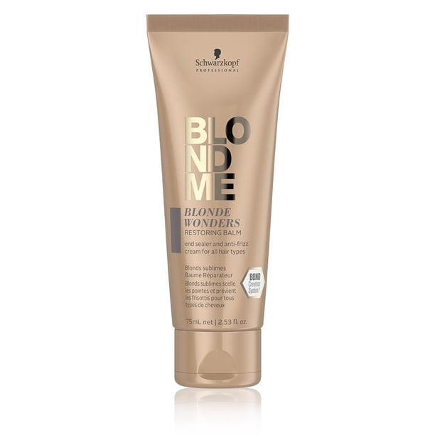 BLOND ME - Blonde Wonders Bálsamo Restaurador 75 ml, Tecnología 3D Bond Creation, Ayuda a Crear Nuevos Puentes Capilares, Previene Rotura del Cabello, Previene Encrespamiento, Se