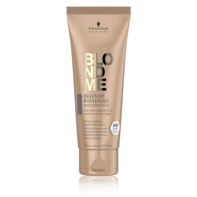 BLOND ME - Blonde Wonders Bálsamo Restaurador 75 ml, Tecnología 3D Bond Creation, Ayuda a Crear Nuevos Puentes Capilares, Previene Rotura del Cabello, Previene Encrespamiento, Se
