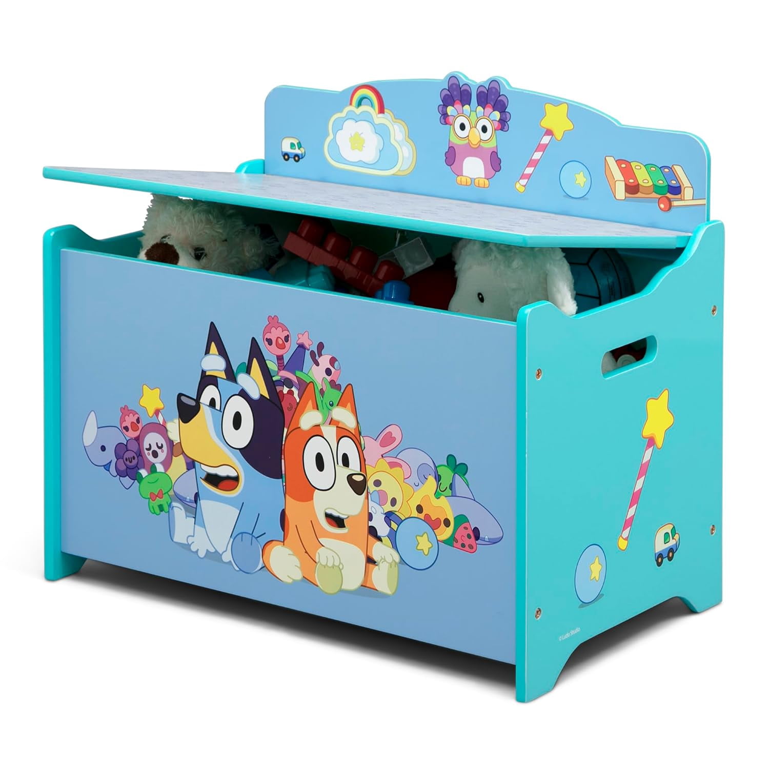 Deluxe Toy Box with Slow-Closing Lid for Kids Room Storage