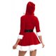 thumbnail image 4 of Disfraz de Papá Noel con media manga para mujer, traje de Cosplay con cinturón, vestido de Navidad, 4 of 7