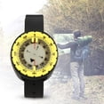 thumbnail image 3 of Wristband Compass, Luminous Accurate Scale Strong Magnet Positioning Column Balanced Way Diving Compass  For Underwater Caving Expedition Yellow, 3 of 8