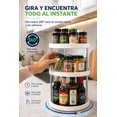 thumbnail image 3 of Organizador Especiero Giratorio 3 Niveles Multifuncional Blanco, 3 of 6