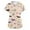 01-Beige, variant on Nursing Uniforms Scrubs Sets For Women,Halloween Scrubs Plus Size Women'S Cute Printed Short Sleeve V-Neck Nurse Care Worker Uniform Scrub Top With Pocket,Beige,XXXL
