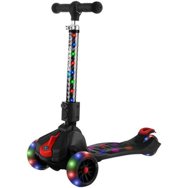 Patinete Plegable Hover-1 Ziggy para Niños Mayores de 5 Años Negro