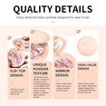 thumbnail image 4 of Baked Color Correcting Foundation – Lightweight Airy Finish Powder Makeup with Mirror, Subtle Glow, Oil Control, Long Lasting – Fine Texture for Smooth Light to Medium Coverage, Mother's Day Gifts, 4 of 6