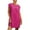 Hot Pink dresses for women 2023, variant on ZZwxWA Summer Dresses for Women Casual Loose Soft Cotton Linen Tshirt Short Dresses Short Sleeve Round Neck Solid Mini Sun Dress Green L