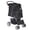 Black, variant on WDZS Pet Stroller for Dogs, 4 Wheels Cat Strolling Cart Foldable Travel Carrier, Waterproof Puppy Jogger Stroller with Storage Basket & Cup Holder,Pink