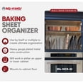thumbnail image 3 of Rev-A-Shelf Baking Sheet Organizer for Wall/Base Cabinets, Chrome, 596-10CCR-52, 3 of 14