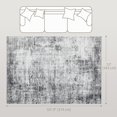 thumbnail image 3 of HOMCOM Area Rug 6x9, Modern Abstract Washable Rug for Living Room, Grey, 3 of 10