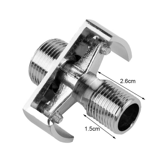 Shower Faucet Adapter Angled Curved Foot Accessory Copper for Home Bathroom