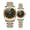 Two tone/black, variant on Couple Watches Swiss Brand Golden Watch Men Women Stainless Steel Waterproof Quartz Watch…