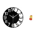 thumbnail image 1 of Reloj de pared grande,Reloj de pared acrílico silencioso y moderno,Reloj de pared grande para oficina,silencioso,fácil de leer y sencillo.,Estatua de serpiente china,Estatua de serpiente para, 1 of 8