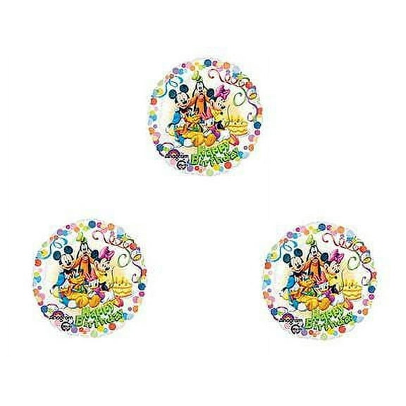 Set of 3 Mickey Mouse Clubhouse Happy Birthday Party Balloons Decorations