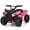Pink, variant on Infans 6V Kids ATV Quad Electric Ride On Car Toy Toddler w/LED Light&MP3 Rose
