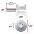 thumbnail image 2 of Silver Mini Swingarm Spools Sliders 8mm Bolt Honda Suzuki KTM BMW Ducati Triumph, 2 of 3