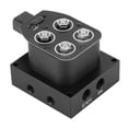 thumbnail image 2 of Bloque de válvula de colector de suspensión de suspensión neumática de válvula solenoide de 12V 12,6W 0‑300psi para camión de coche, 2 of 9