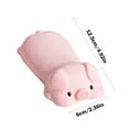 thumbnail image 3 of Mouse Wrist Rest Animal - Cute Wrist Rest Support for Mouse Keyboard Computer Kawaii Mouse Pad Pig Animal Design Computer Arm Rest Pillow Rest Cushion Mat for Laptop Desk Office Supplies, Pink, 3 of 6
