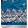thumbnail image 2 of Soimoi Cotton Voile Fabric Paisley Panel Print Fabric by The Yard 42 Inch Wide, 2 of 3