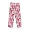 thumbnail image 5 of Goofa Rose Rabbit Printed Soft Pajama Pants for Men, Wide Leg Comfy Casual Lounge Yoga Pants-X-Large, 5 of 9