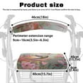 thumbnail image 6 of Jiueut Hummingbird Rollator Seat Cushion Back Bar Cover Set for Women 2 Piece Flower Rollator Seat Cushion Back Bar Cover Set for Seniors Rollator Seat and Back Covers, 6 of 7