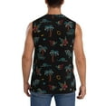 thumbnail image 4 of Daiia Hawaiian Style Printed Men's Tank Tops,Casual Soft Sleeveless Gym Muscle Shirts Bodybuilding Tee-Medium, 4 of 8