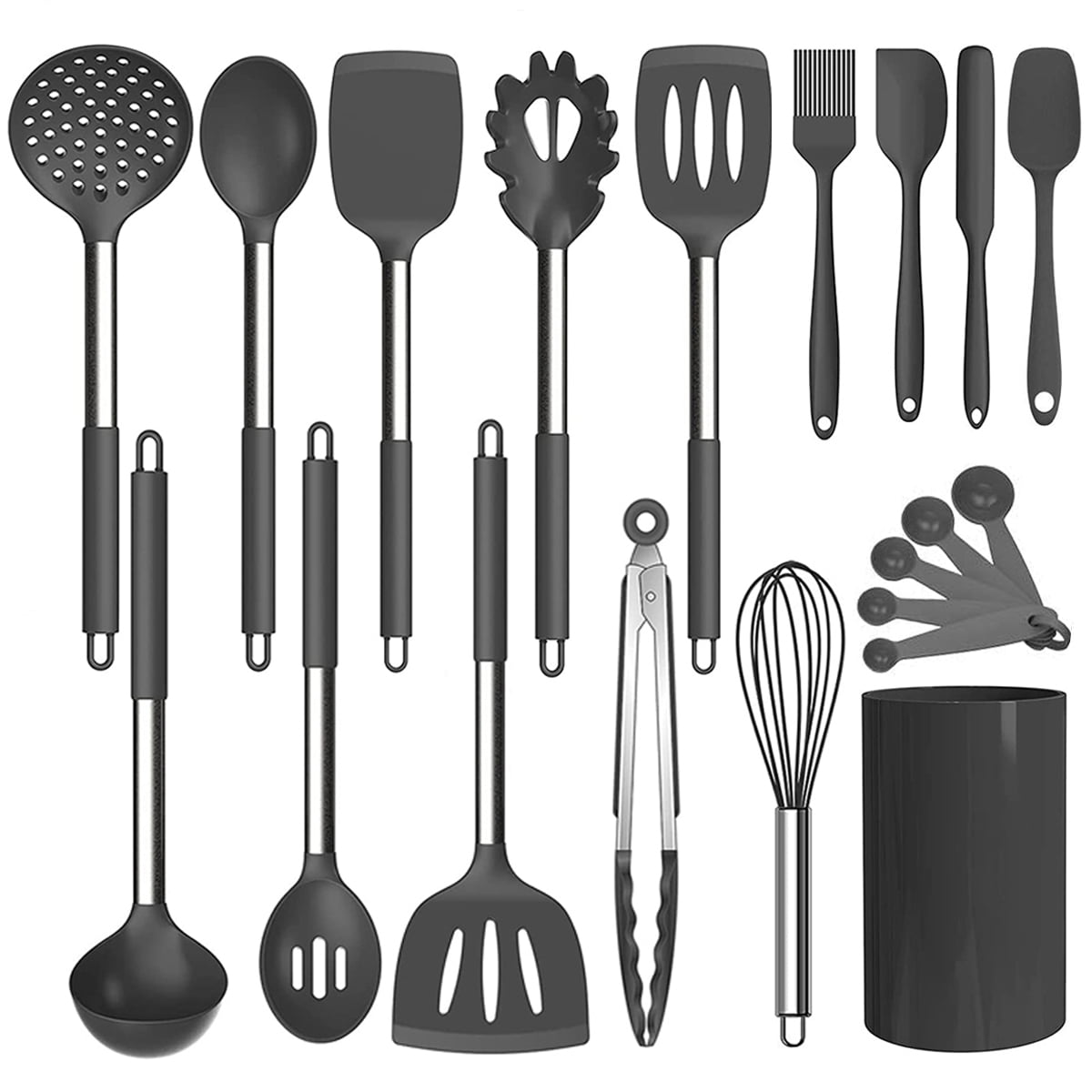 20 Pcs Silicone Cooking Utensil Set, Kitchen Utensils Cooking Utensils