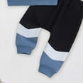 thumbnail image 6 of TOWED22 Infant Baby Boy Fall Clothes Set Funny Letter Sweatshirt Pant Outfit Toddler Winter Clothes 6 12 18 Months 2T 3T 4T 5T 6T Size:2-3 Y,Color:Blue, 6 of 8