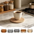 thumbnail image 6 of Handwoven Round Braided Placemats Table Mats for Dining Tables Woven Washable Non-Slip Place mats 15 inch, 6 of 8