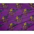 thumbnail image 4 of oneOone Polyester Lycra Fabric Leaves|Bird & Floral Block Decor Fabric Printed BTY 56 Inch Wide, 4 of 4