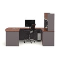thumbnail image 2 of Bestar Connexion U-Shaped Workstation with 1 Pedestal in Bordeaux, 2 of 5