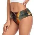 thumbnail image 2 of Fotbe Maple Leaf Meditating Chihuahua Calzones Estampados para Mujer – Ropa Interior de Algodón, Cómoda, Suave y Elástica-XX-Large, 2 of 6