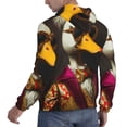 thumbnail image 6 of Salouo Noble Style Duck Pattern Men's Fall Hoodie Sweatshirt,Sport Hoodie with Pockets for Men Pullover Casual Hooded Sweatshirt-Medium, 6 of 7