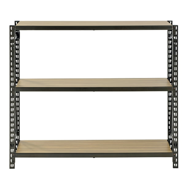Muscle Rack Heavy Duty 3Shelf Metal Shelving Unit, Bronze Walmart