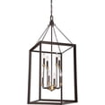 thumbnail image 1 of Quoizel Brook Hall 8 Light Cage Chandelier in Western Bronze, 1 of 6