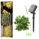thumbnail image 3 of de hadas para decoración de hiedra, lámpara de guirnalda para Patio, fiesta en casa 20 leds kusrkot Luces de hoja verde, 3 of 8
